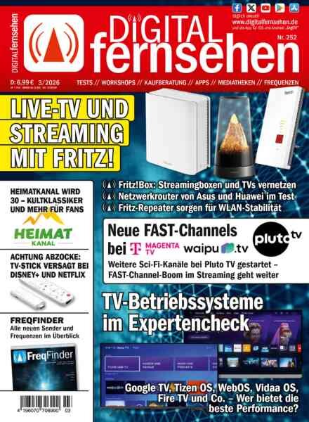 Digital Fernsehen – Ausgabe 3 2026 Cover