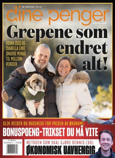 Dine Penger – Mars 2026 Cover