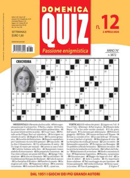 Domenica Quiz – 2 Aprile 2026 Cover