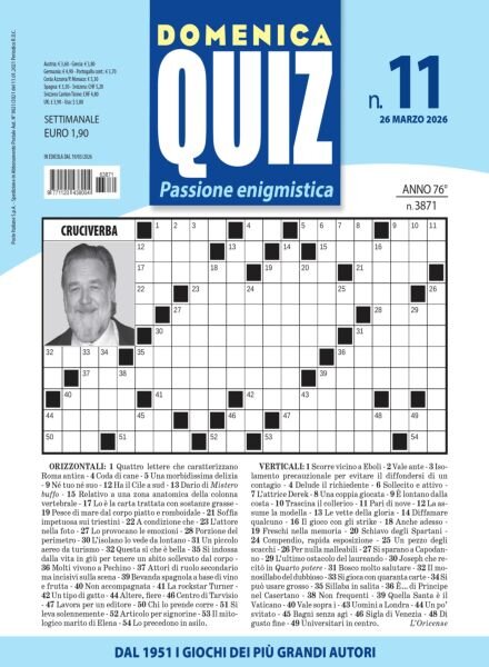 Domenica Quiz – 26 Marzo 2026 Cover