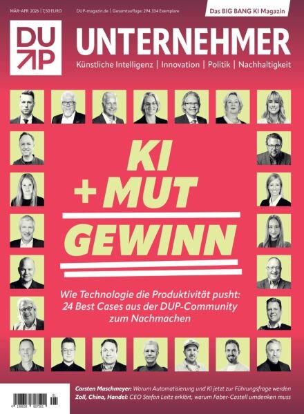 DUP Unternehmer-Magazin – 27 Februar 2026 Cover