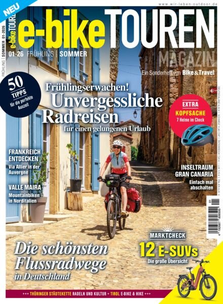 E-Bike Touren Magazin – Fruhling-Sommer 2026 Cover