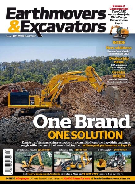 Earthmovers & Excavators – March 2026 Cover