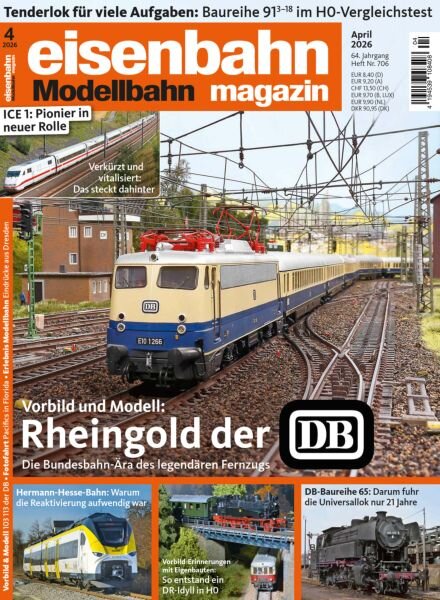 Eisenbahn Magazin – April 2026 Cover
