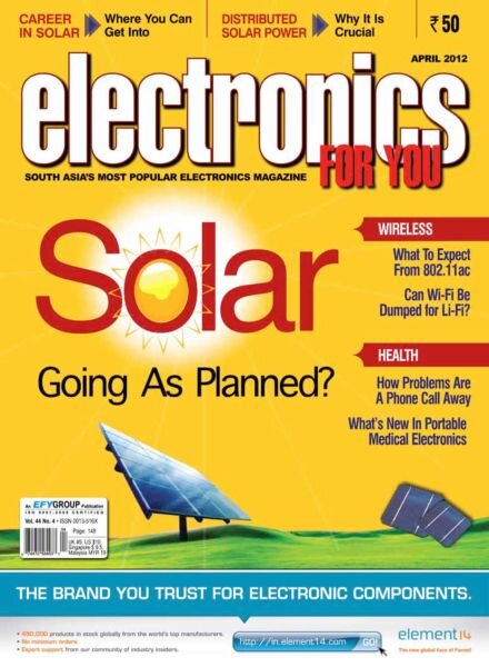 Electronics For You – April 2012 Cover
