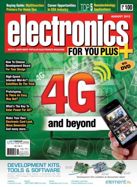 Electronics For You – August 2012 Cover