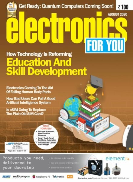 Electronics For You – August 2020 Cover