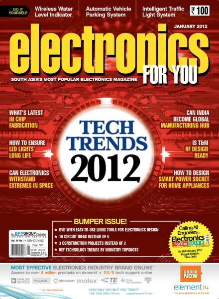 Electronics For You – January 2012 Cover