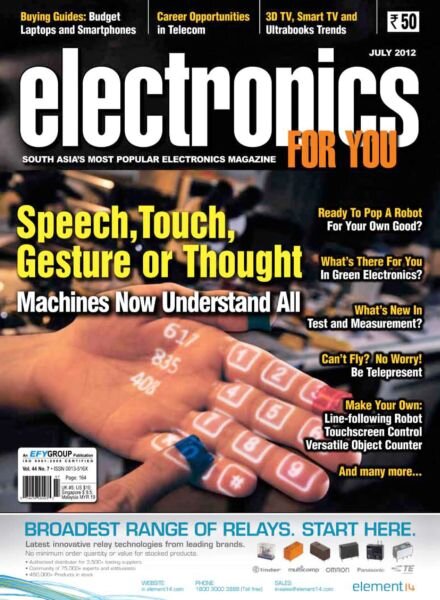 Electronics For You – July 2012 Cover