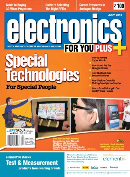 Electronics For You – July 2013 Cover