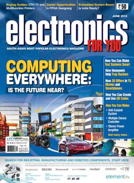 Electronics For You – June 2012 Cover