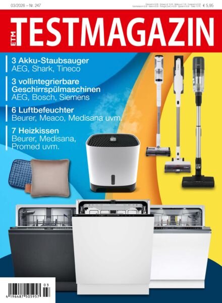 ETM Testmagazin – Marz 2026 Cover