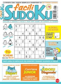 Facili Sudoku – Marzo 2026