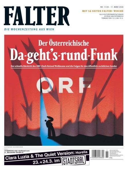 Falter Magazin – 11 Marz 2026 Cover