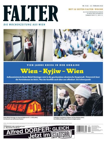 Falter Magazin – 25 Februar 2026 Cover