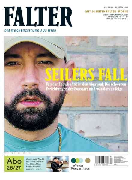 Falter Magazin – 25 Marz 2026 Cover