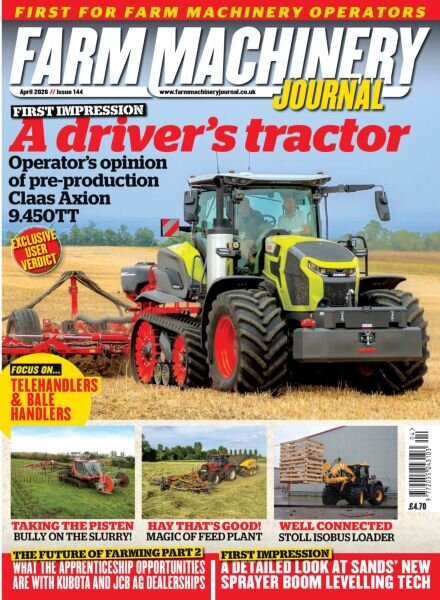 Farm Machinery Journal – April 2026 Cover