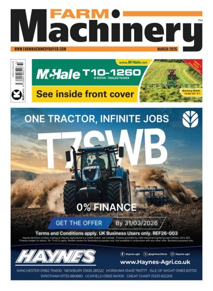 Farm Machinery – March 2026 Cover