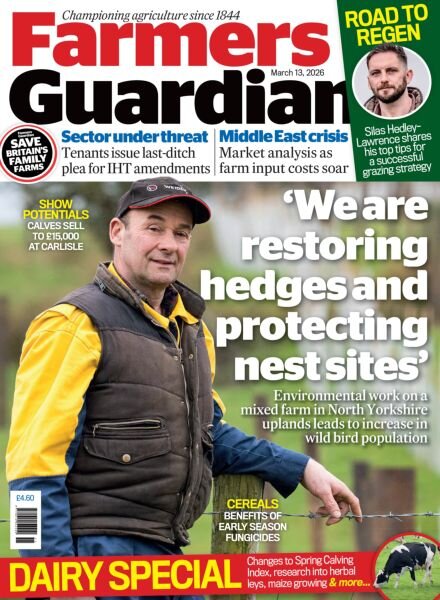 Farmers Guardian – 13 March 2026 Cover