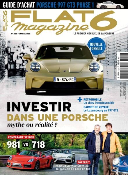 Flat 6 Magazine – Mars 2026 Cover