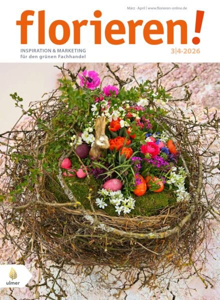 florieren! Magazin – MГ¤rz-April 2026 Cover