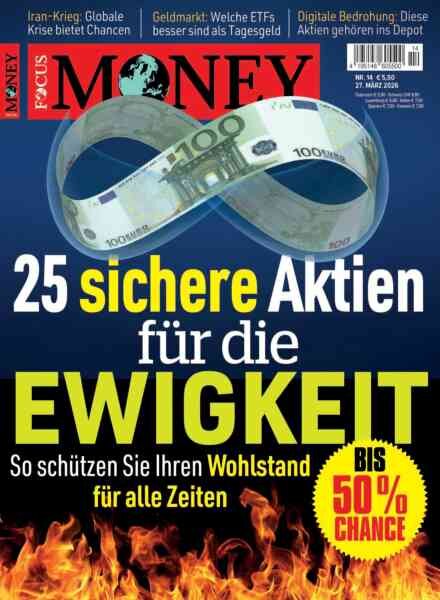 Focus Money – 27 Marz 2026 Cover