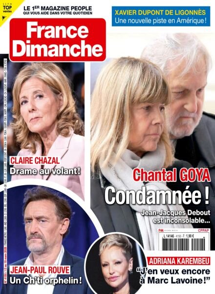 France Dimanche – 13 Mars 2026 Cover