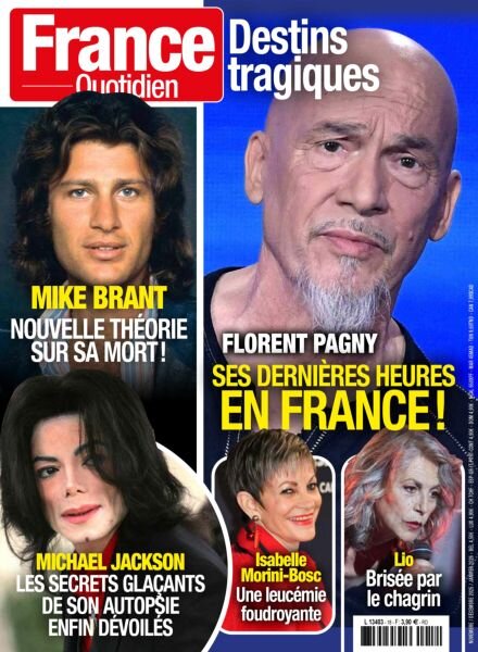 France Quotidien Destins Tragiques – Novembre-Decembre 2025 – Janvier 2026 Cover