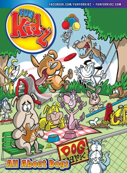 Fun For Kidz Magazine – All About Dogs 2026 Cover