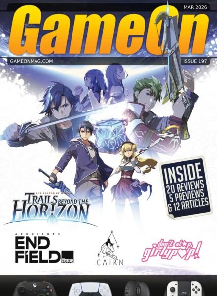 GameOn Magazine – Issue 197 March 2026 Cover