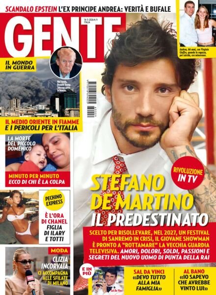 Gente Italia – 14 Marzo 2026 Cover