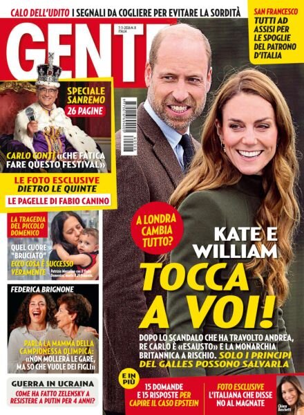 Gente Italia – 7 Marzo 2026 Cover