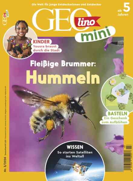 GEOlino mini – Nr 3 2026 Cover