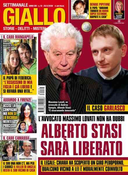Giallo – 25 Marzo 2026 Cover