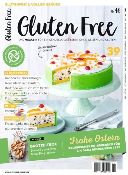 Gluten Free – April-Mai 2026 Cover