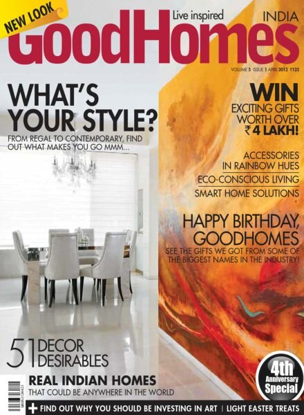 GoodHomes India – April 2012 Cover