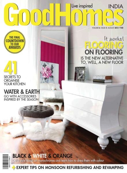 GoodHomes India – August 2013 Cover