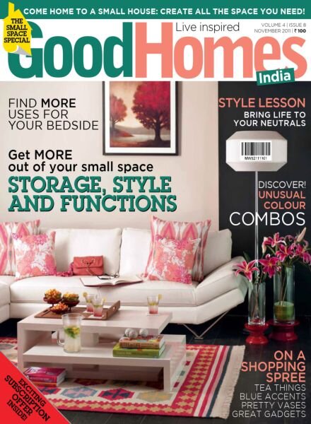 GoodHomes India – November 2011 Cover