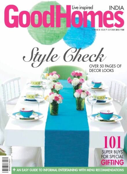 GoodHomes India – October 2012 Cover