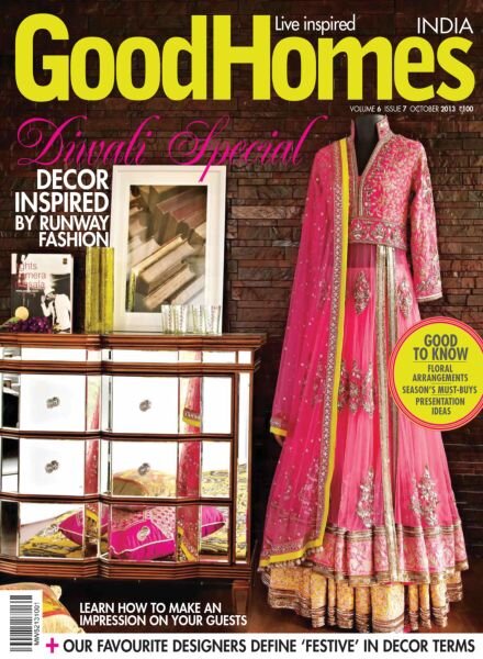 GoodHomes India – October 2013 Cover