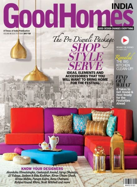 GoodHomes India – October 2015 Cover