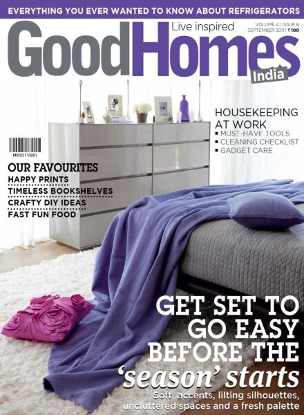 GoodHomes India – September 2011 Cover