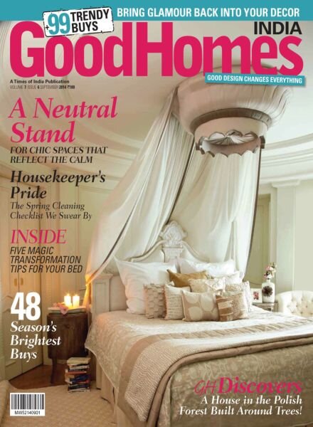 GoodHomes India – September 2014 Cover