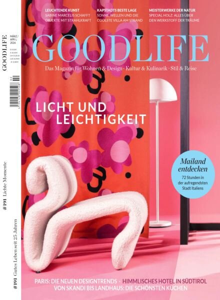 GoodLife Magazin – Marz-April 2026 Cover