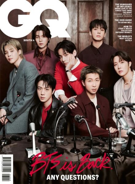 GQ South Africa – March 2026 Cover