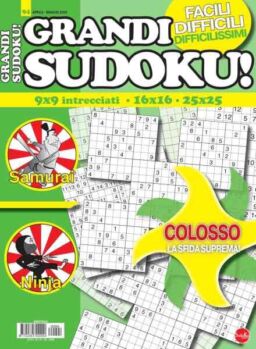 Grandi Sudoku – Aprile-Maggio 2026