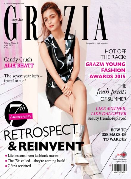 Grazia India – April 2015 Cover