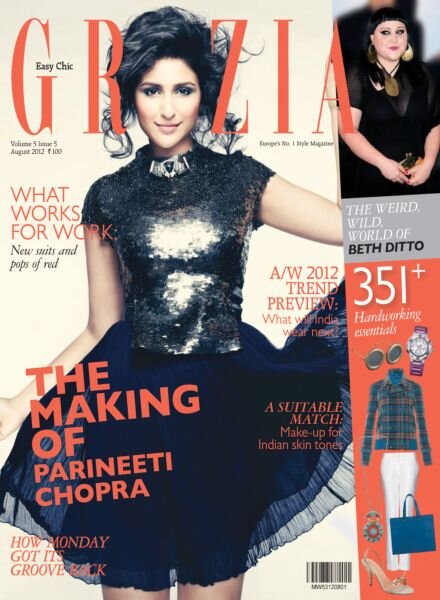 Grazia India – August 2012 Cover