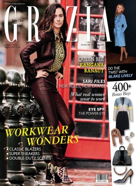 Grazia India – August 2014 Cover