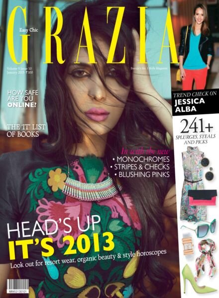 Grazia India – January 2013 Cover